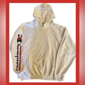 White Champion Hoodie